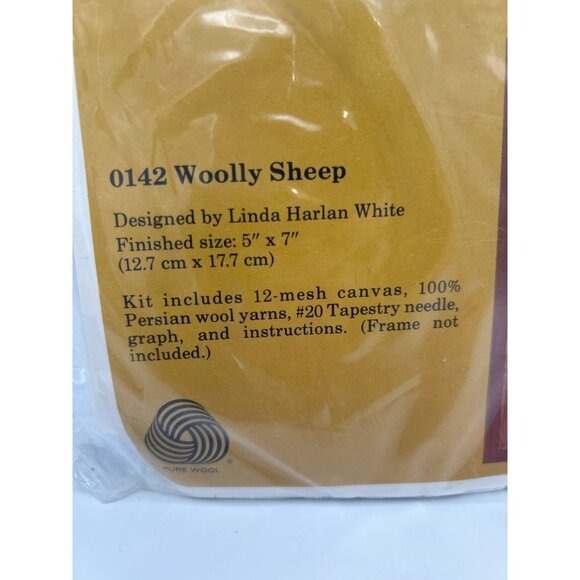 The Creative Circle 0142 Woolly Sheep Needlepoint Kit By Linda Harlan White - Picture 2 of 5